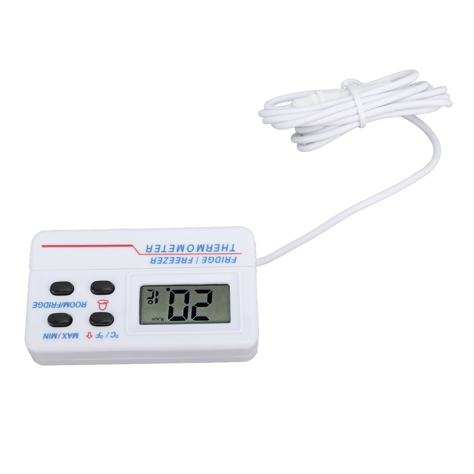 Digital Refrigerator Thermometer ‑50℃ to 70℃ ‑58℉ to 158℉ High Accuracy Digital Freezer Temperature Meter with Alarm Function
