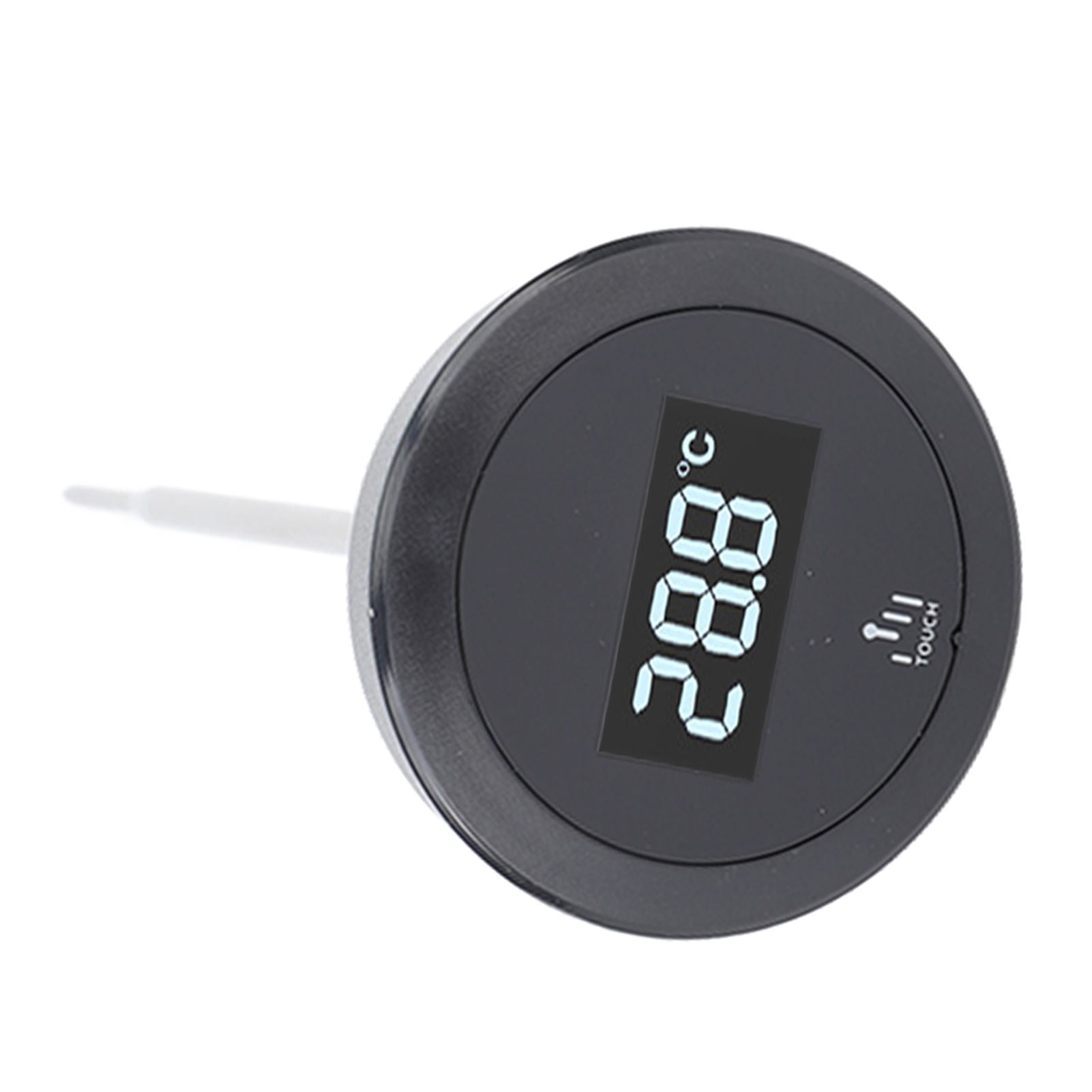 Digital Touch Screen Thermometer IP65 Waterproof Thermometer with Stainless Steel Probe Backlight for Coffee Milk Pot Kettle Temperature Measurement