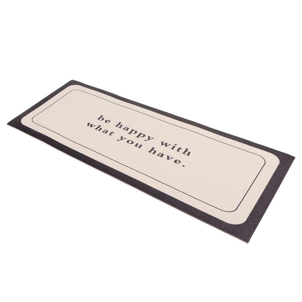 Coffee Mat Pu Leather Anti Slip Stain Resistant Waterproof Table Mat for Kitchen Countertop 30× 80cm/11.8 X 31.5in