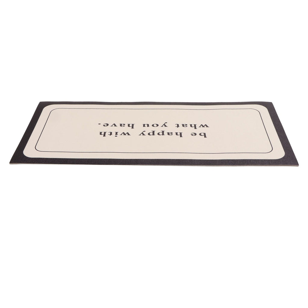 Coffee Mat Pu Leather Anti Slip Stain Resistant Waterproof Table Mat for Kitchen Countertop 30× 80cm/11.8 X 31.5in