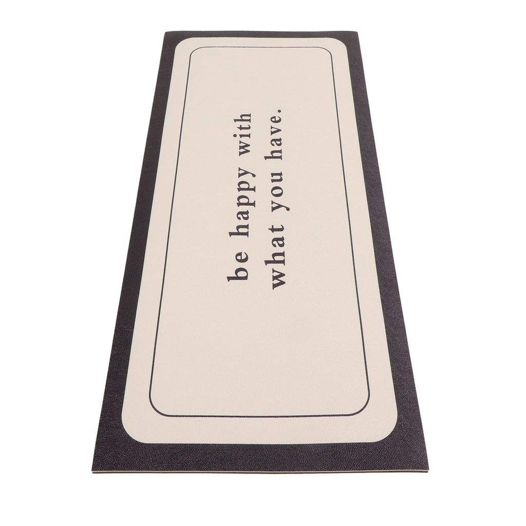 Coffee Mat Pu Leather Anti Slip Stain Resistant Waterproof Table Mat for Kitchen Countertop 30× 80cm/11.8 X 31.5in