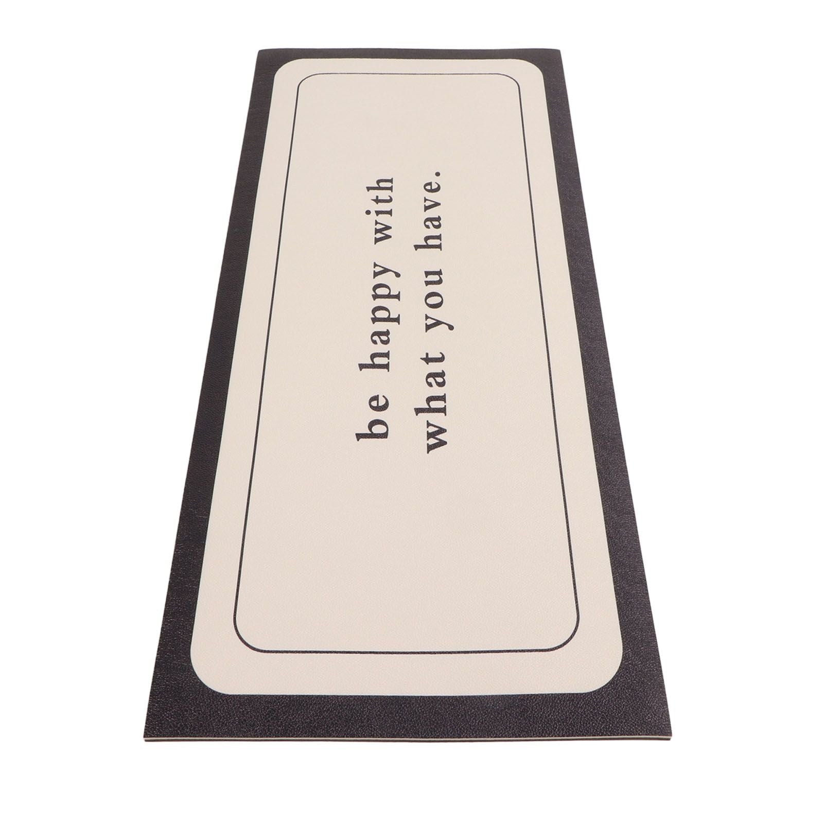 Coffee Mat Pu Leather Anti Slip Stain Resistant Waterproof Table Mat for Kitchen Countertop 30× 80cm/11.8 X 31.5in