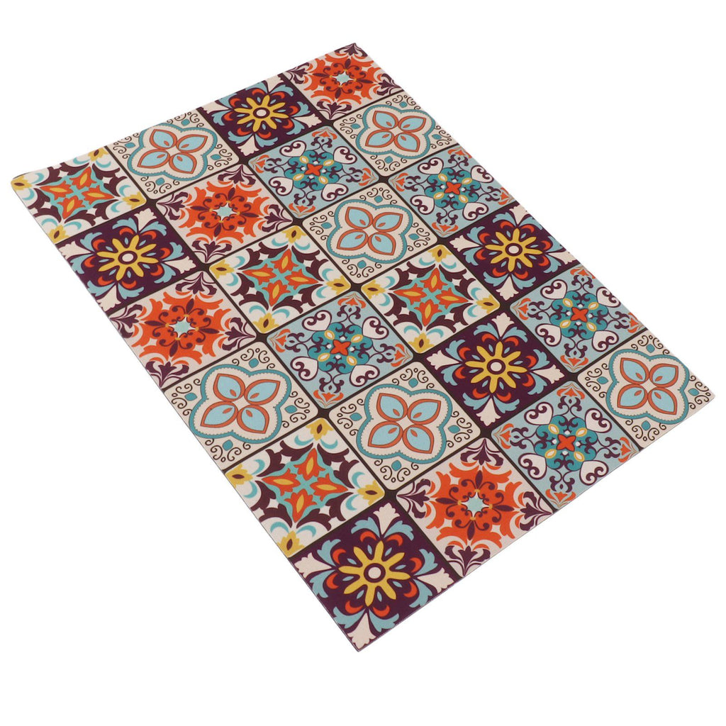 Coffee Bar Mat 3.5mm Thick Bright Colors Anti Slip Rubber Backed Waterproof Dish Drying Mat for Kitchen Dining Room 15.7in Wide and 19.7in Long