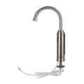 Stainless Steel Electric Water Heater Faucet Instant Tankless Electric Hot Water Heater Faucet for Household Kitchen Cold Hot Dual Use
