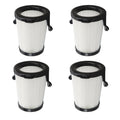4PCS Vacuum Cleaner Filter Kit ABS 49 90 1950 Washable Reusable Filter Vacuum Cleaner Replacement Part for M12 0850 20