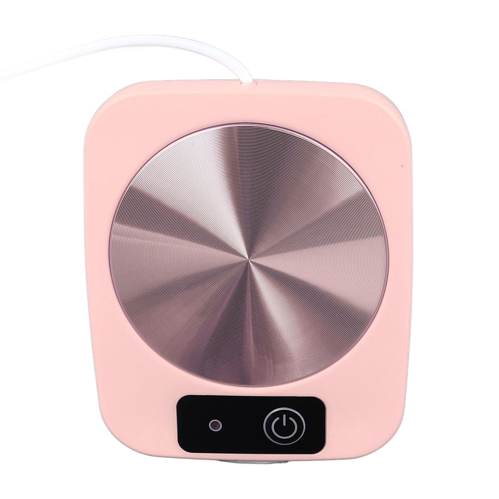 Coffee Warmer Smart Constant Temperature USB Powered Portable Mug Warmer for Office Travel Home Pink