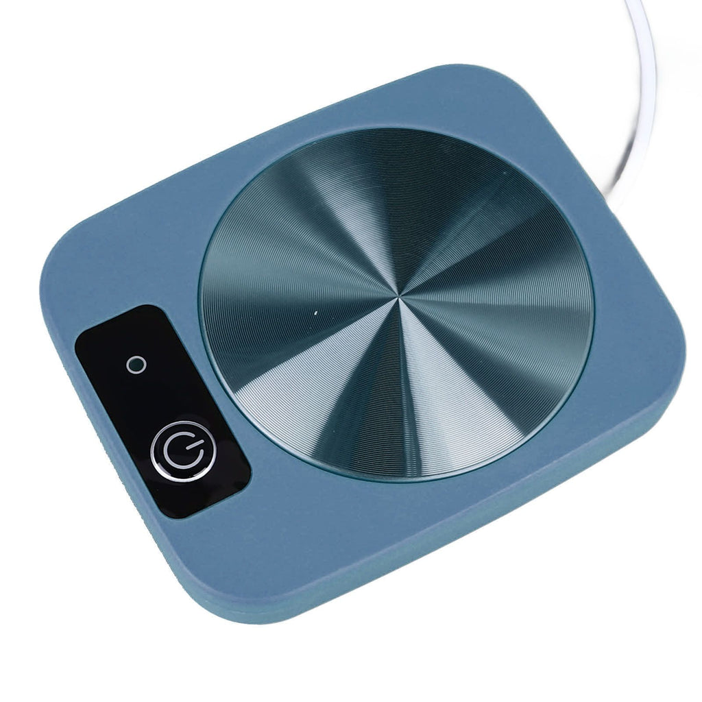 Coffee Warmer Smart Constant Temperature USB Powered Portable Mug Warmer for Office Travel Home Blue