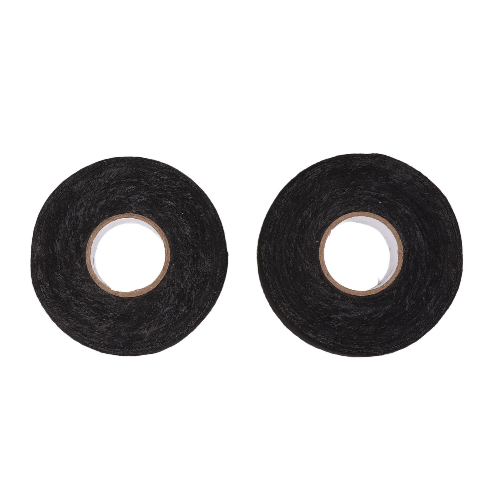 6pcs Cloth Tape Black Noise Damping Heat Proof Shock Absorbing Wear Proof Flame Retardant 19mmx25m Wire Harness Wrapping Tape for Car Engine