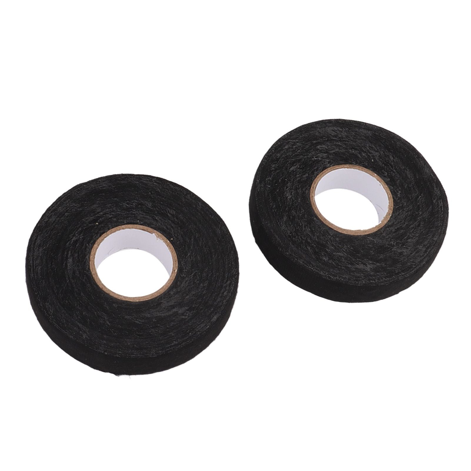 6pcs Cloth Tape Black Noise Damping Heat Proof Shock Absorbing Wear Proof Flame Retardant 19mmx25m Wire Harness Wrapping Tape for Car Engine
