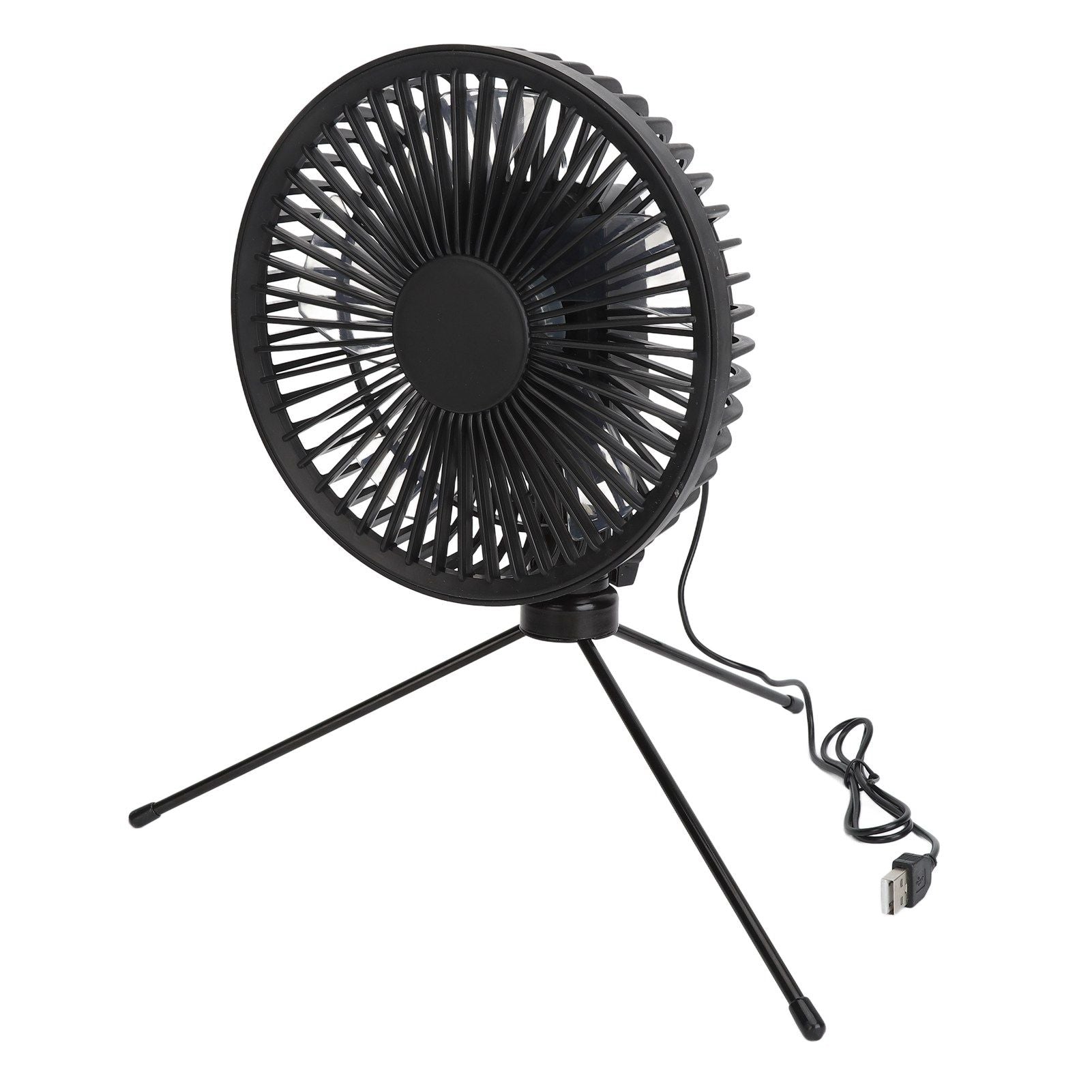 Solar Camping Fan with Tripod IP67 Waterproof Adjustable Portable Camping Fan with 10W Solar Panel for Outdoor Camping