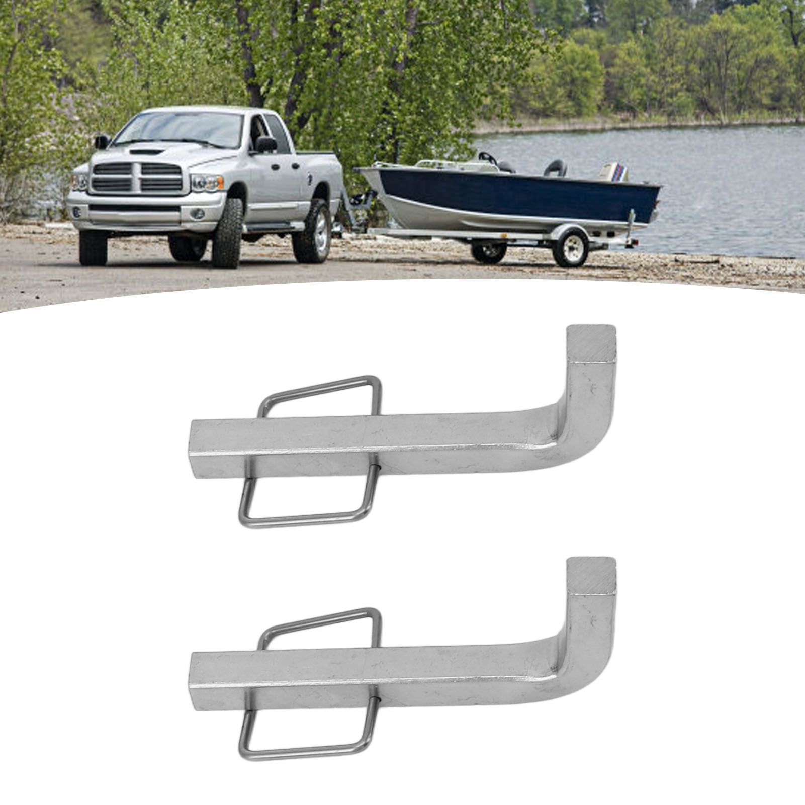 2Pcs Premium Snap L Pins Steel Snap L Pins Equalizer with Integrated Snap Clips for Weight Distribution Hitches