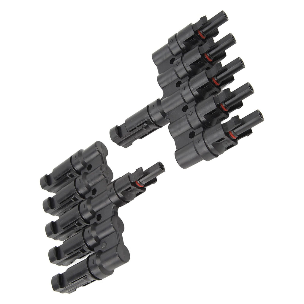 Solar T Branch Connector 1 to 5 PPO IP67 Waterproof Female Male Safety Protection Solar Panel Power Accessory