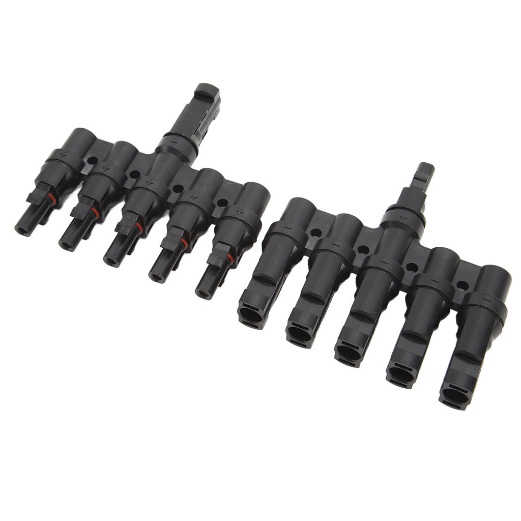 Solar T Branch Connector 1 to 5 PPO IP67 Waterproof Female Male Safety Protection Solar Panel Power Accessory