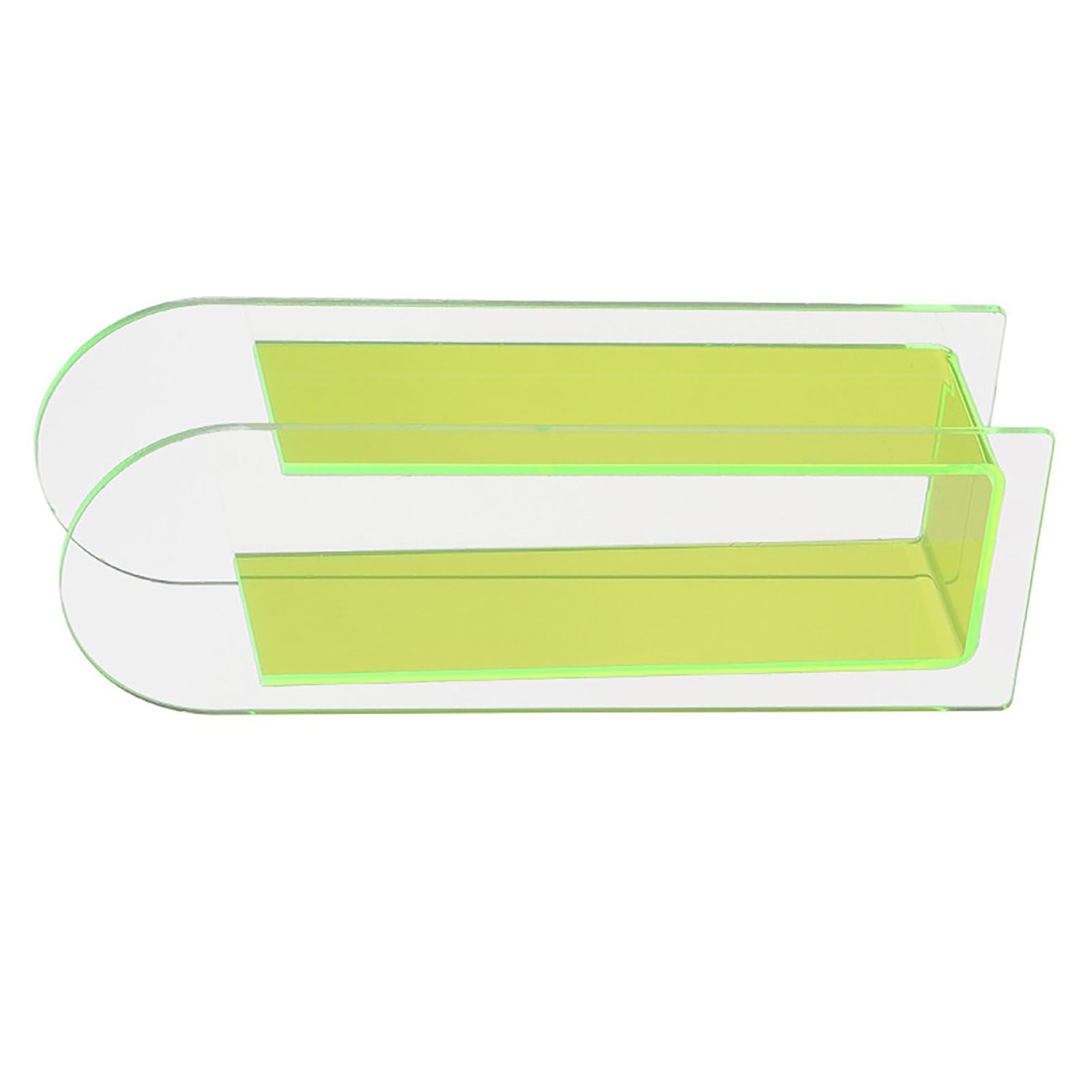 Modern Acrylic Clear Vase Colorful Acrylic Flower Vase for Wedding Party Home Table Decor Semi Colorful Fluorescent Green
