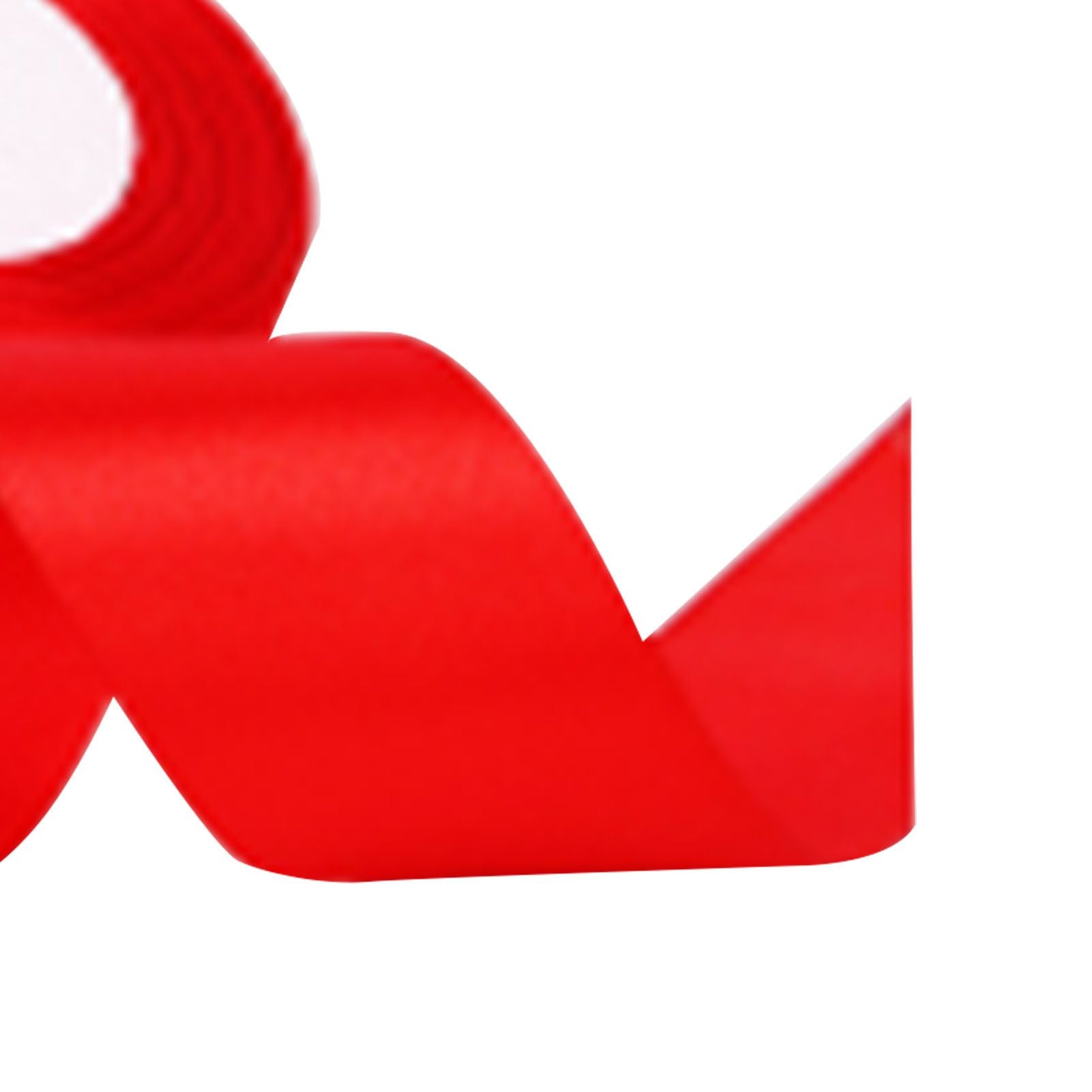 5 Roll Solid Color Ribbon 4cm Double Face Satin Ribbon for DIY Handcraft Gift Packaging 5 Colors