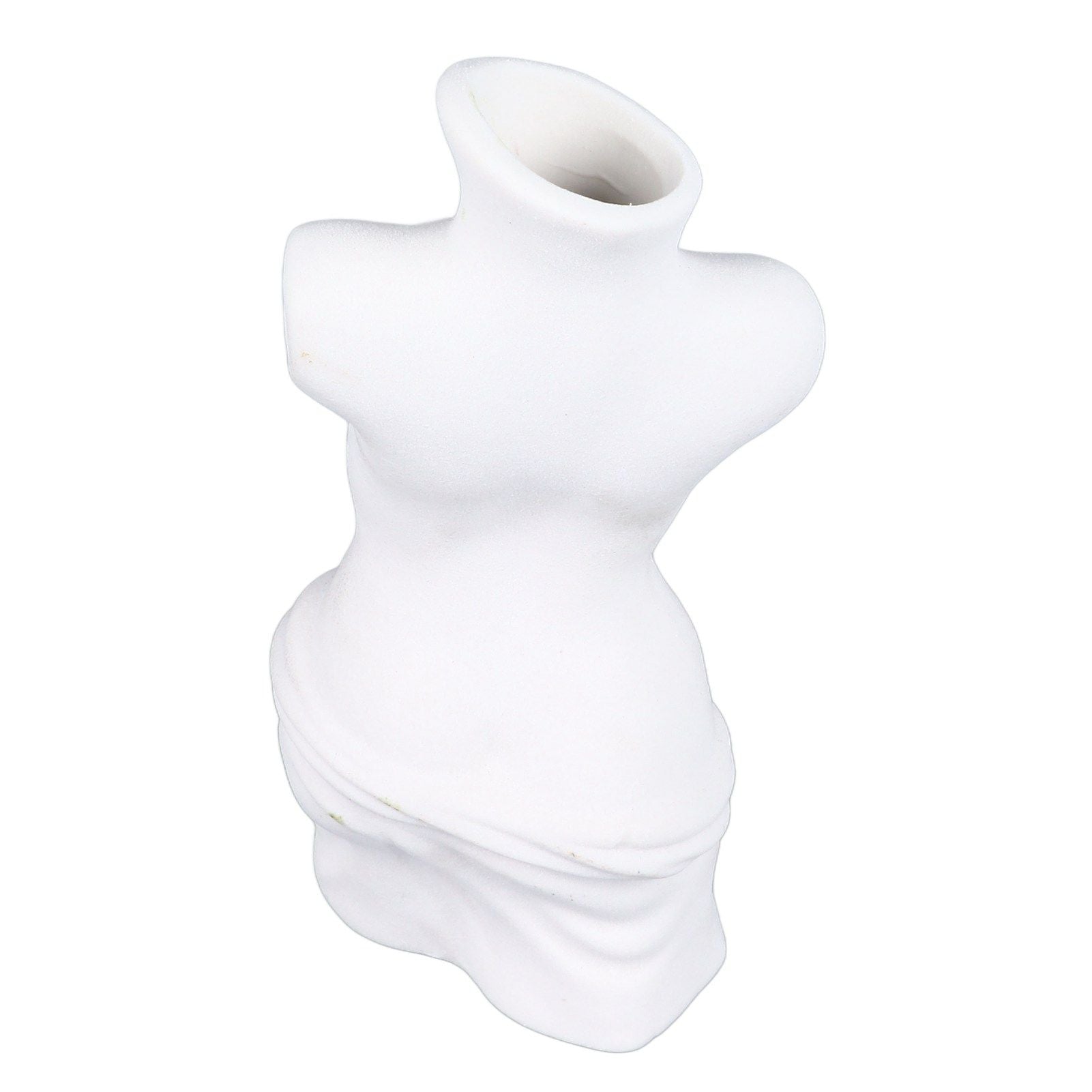 Female Body Vase White Ceramic Creative Feminine Curve Vases for Home Living Room Guesthouse Decoration