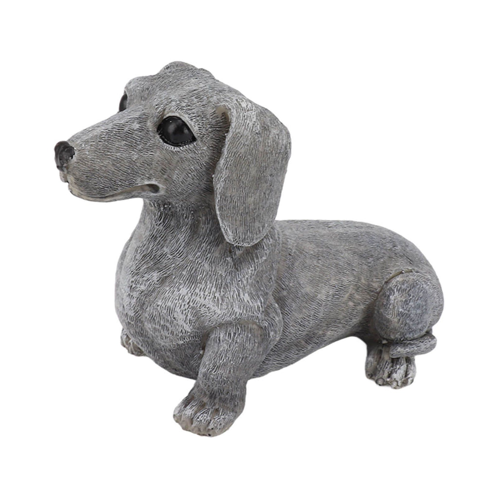Dachshund Figurine Resin Dachshund Sculpture Outdoor Statue Ornament Dog Lover Gift For Garden Patio Lawn Courtyard Home Desktop Decoration