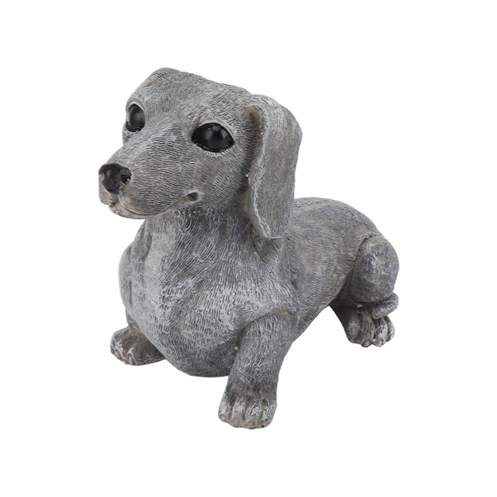Dachshund Figurine Resin Dachshund Sculpture Outdoor Statue Ornament Dog Lover Gift For Garden Patio Lawn Courtyard Home Desktop Decoration