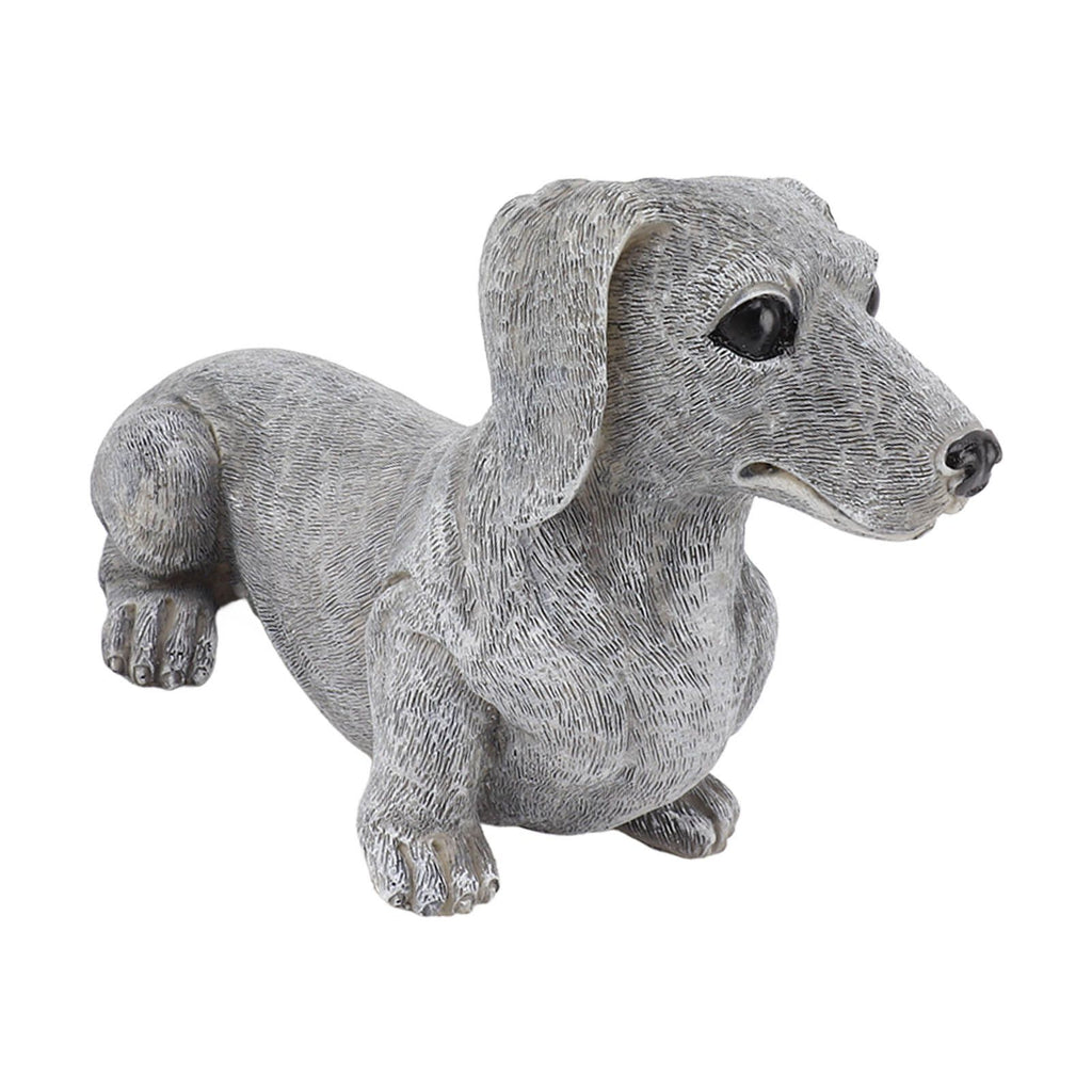 Dachshund Figurine Resin Dachshund Sculpture Outdoor Statue Ornament Dog Lover Gift For Garden Patio Lawn Courtyard Home Desktop Decoration