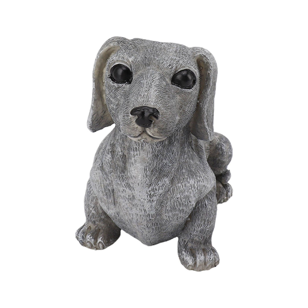 Dachshund Figurine Resin Dachshund Sculpture Outdoor Statue Ornament Dog Lover Gift For Garden Patio Lawn Courtyard Home Desktop Decoration