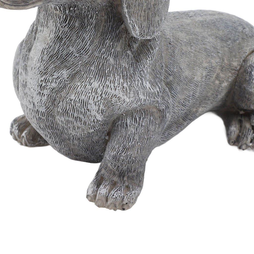 Dachshund Figurine Resin Dachshund Sculpture Outdoor Statue Ornament Dog Lover Gift For Garden Patio Lawn Courtyard Home Desktop Decoration