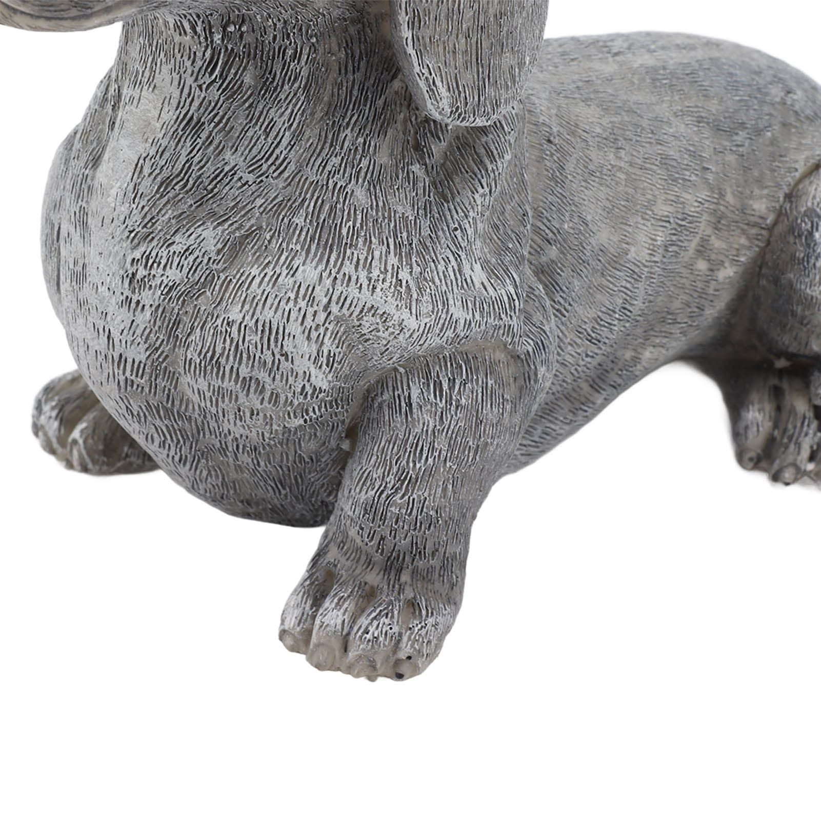 Dachshund Figurine Resin Dachshund Sculpture Outdoor Statue Ornament Dog Lover Gift For Garden Patio Lawn Courtyard Home Desktop Decoration