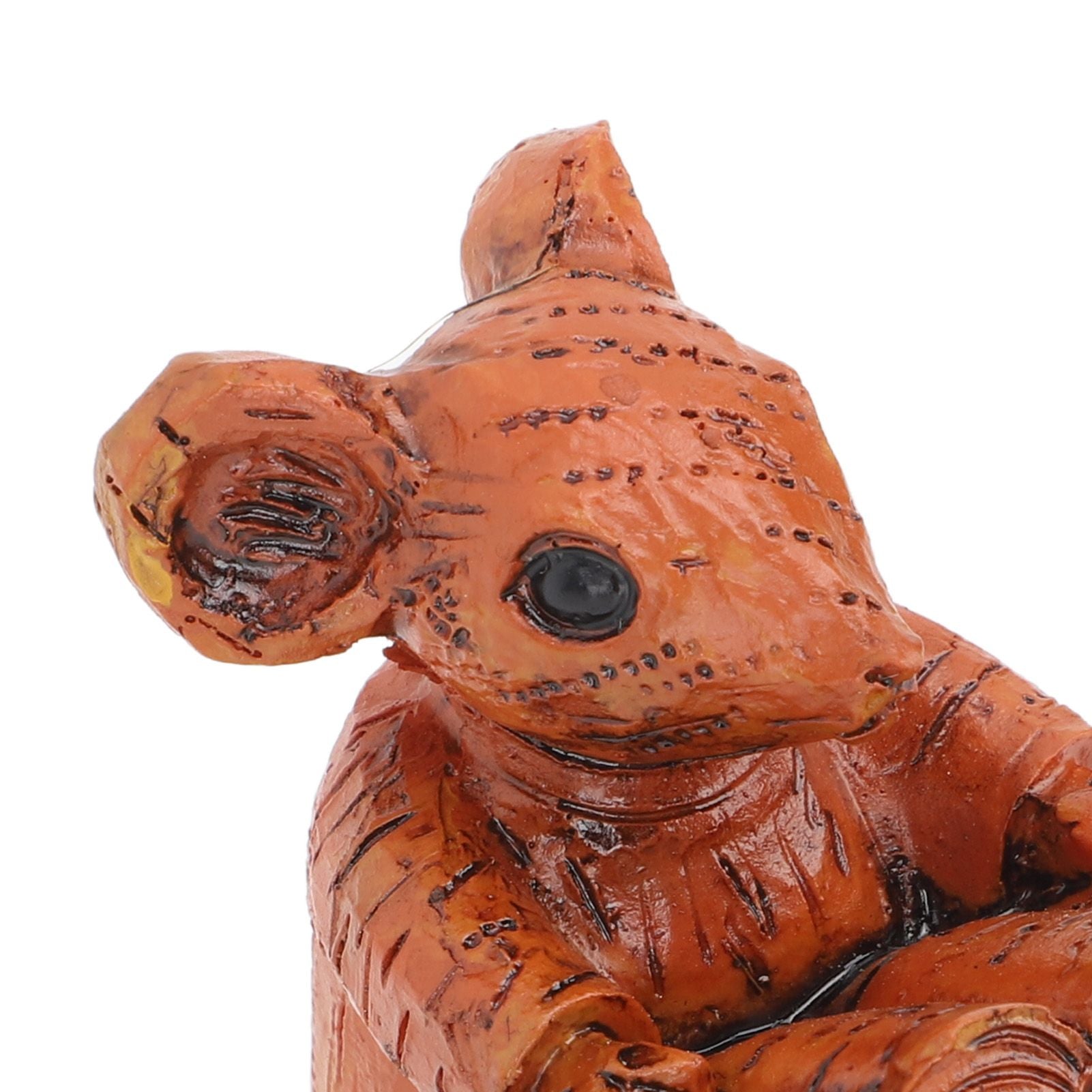 Church Mouse Statue Easy To Clean Brown Resin Church Mouse Resin Sculpture for Home
