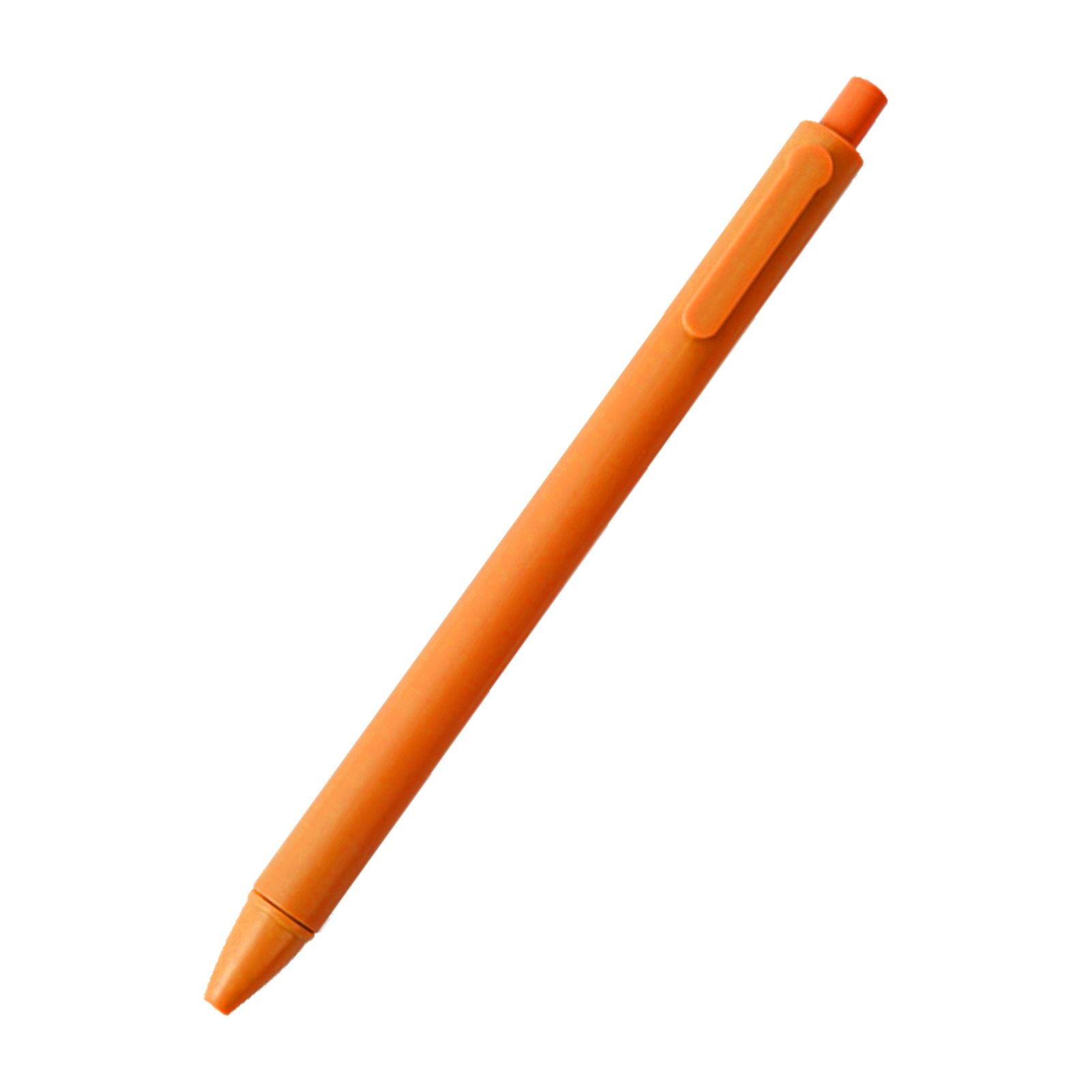 Gel Pen for Kids Students Adults Black Ink Medium Point Pressing Retractable Smooth Writing Pen for Journaling Note Taking Cute Office School Supplies Tawny