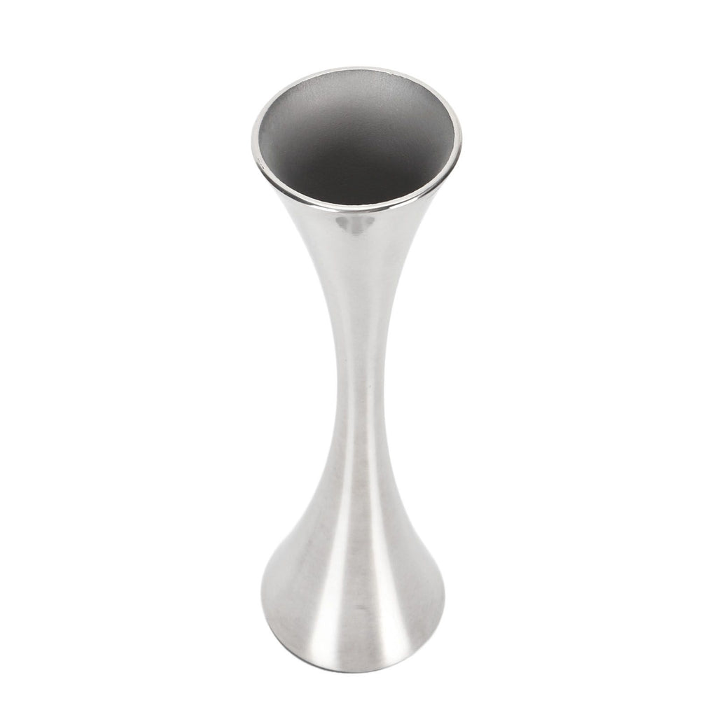 Stainless Steel Vase Innovative Elegant Modern Style Round Mouth Metal Flower Vase for Living Room Table