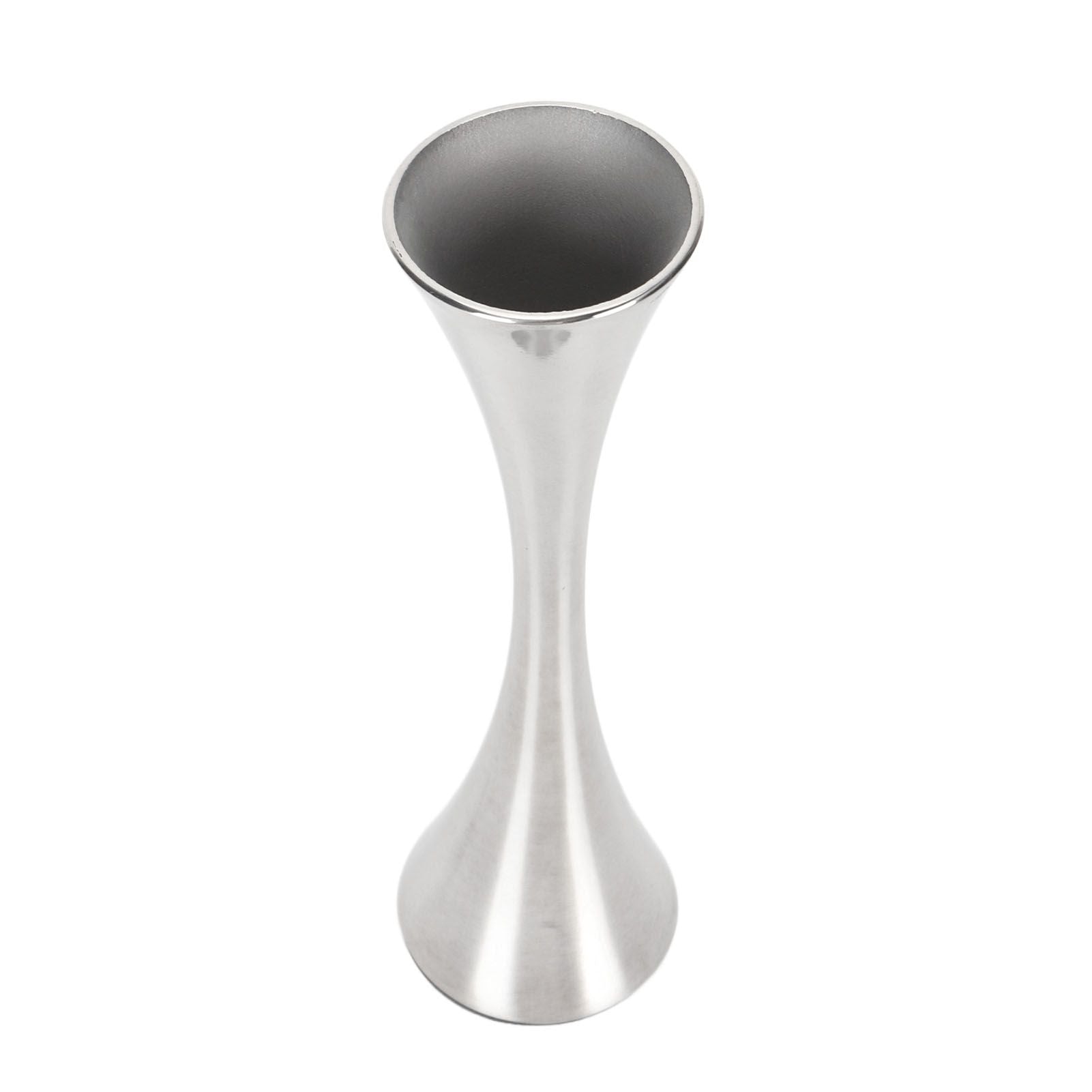 Stainless Steel Vase Innovative Elegant Modern Style Round Mouth Metal Flower Vase for Living Room Table