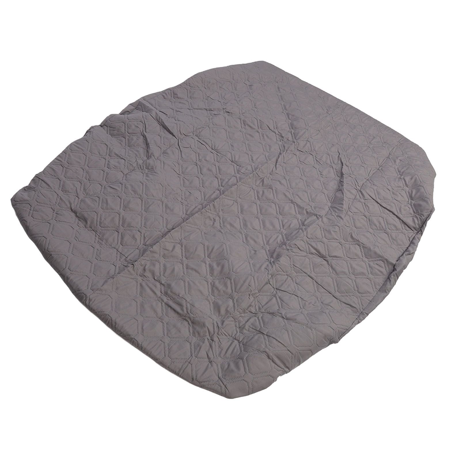 Mattress Cover Waterproof Dustproof Skin Friendly Cotton Insert Design Bed Fitted Sheet Protector for Children Elderly People Bedding Products Gray 135x190cm / 53.1x74.8in 45cm / 17.7in