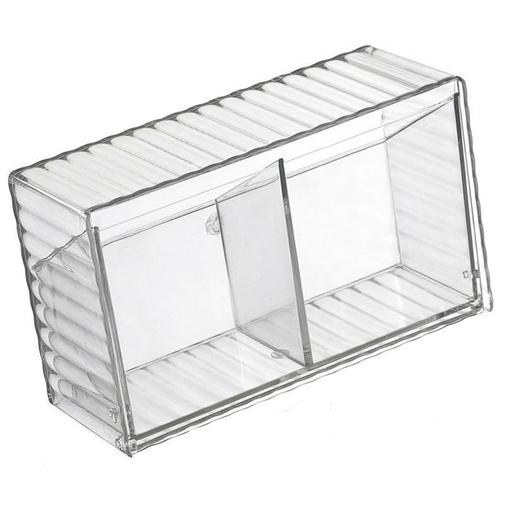 Cosmetics Wall Mounted Storage Box Non Punching Plastic 2 Compartment Holder Bathroom Supplies