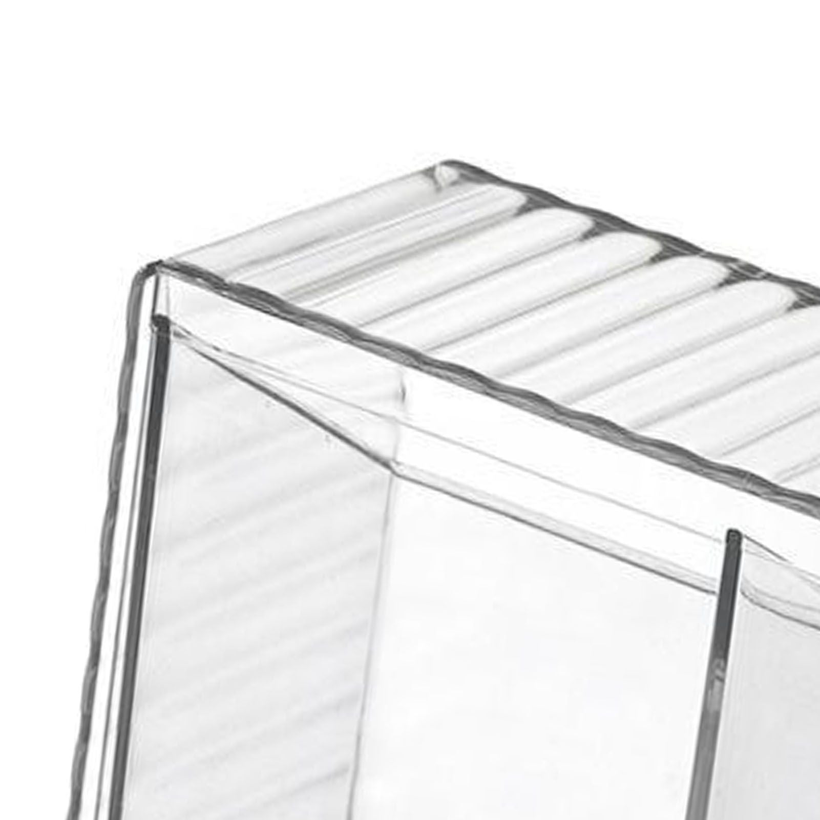 Cosmetics Wall Mounted Storage Box Non Punching Plastic 2 Compartment Holder Bathroom Supplies