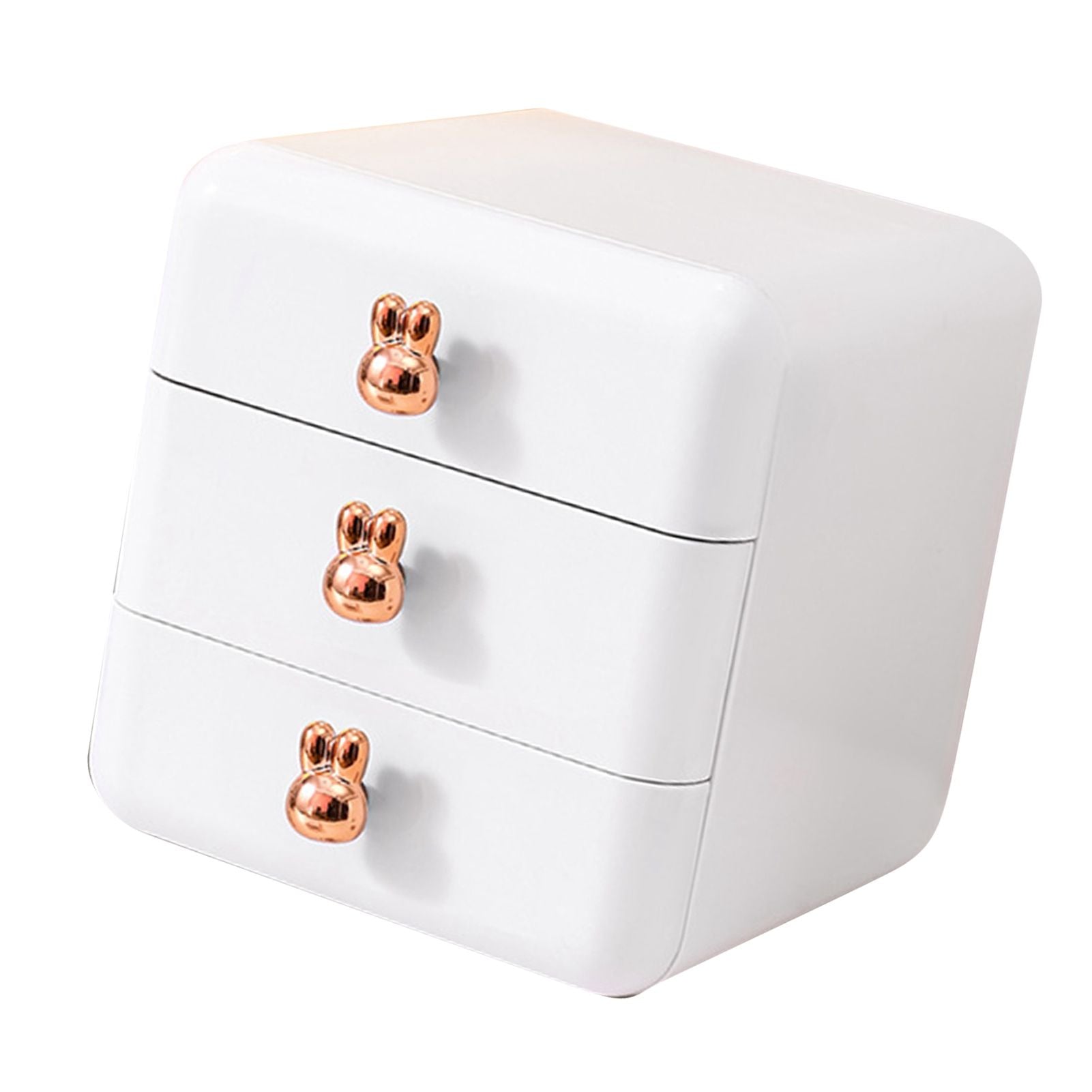 Desktop Drawer Jewelry Hair Accessories Sundries Storage Box Tabletop Organizer for Bedroom Dormitory Office