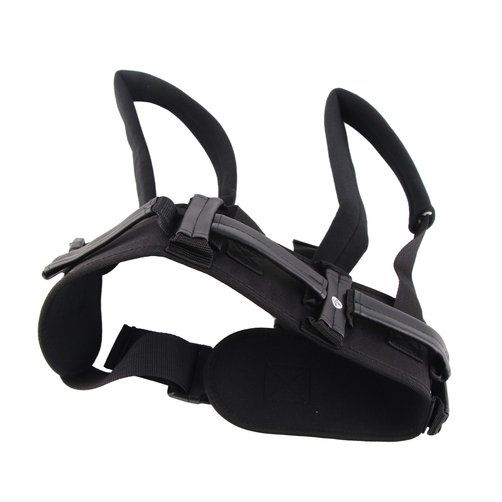Transfer and Walking Gait Belt with Handles Adjustable Elderly Standing Assist Lift Belt for Seniors Caregiver Nurse Black