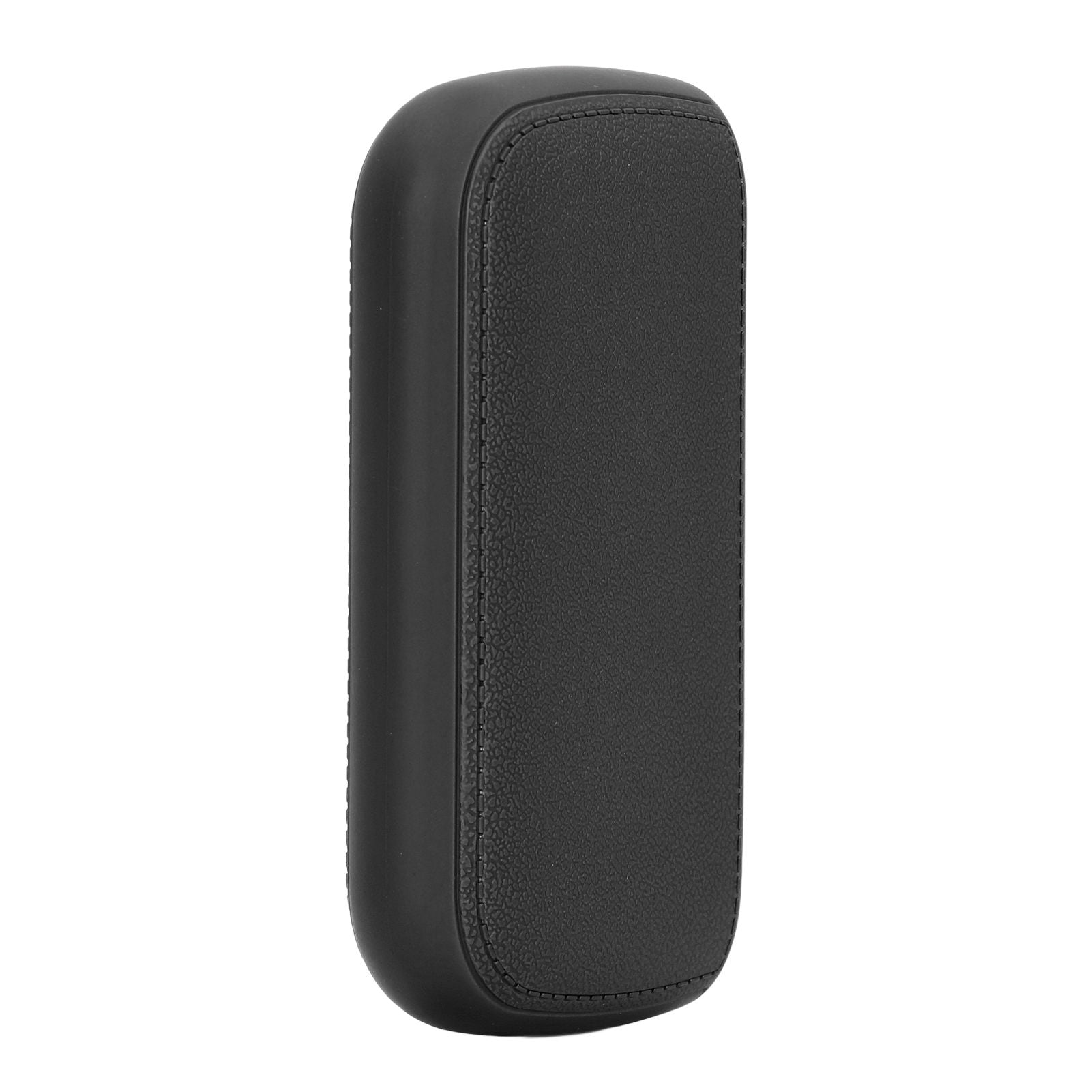 Cigarette Case 10 Capacity Carrying Box Leather Texture One Hand Operation ABS Portable Cigarette Pocket Holder for Men Black