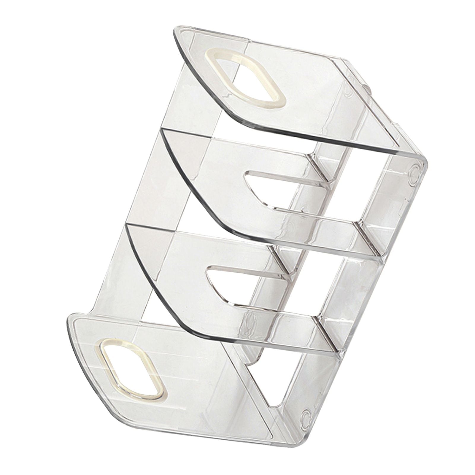 Book Organizer Desktop Book Rack File Holder Acrylic Tabletop Organizer for Study Office Transparent 3 Compartment (28x14x15cm/11x5.5x5.9in)