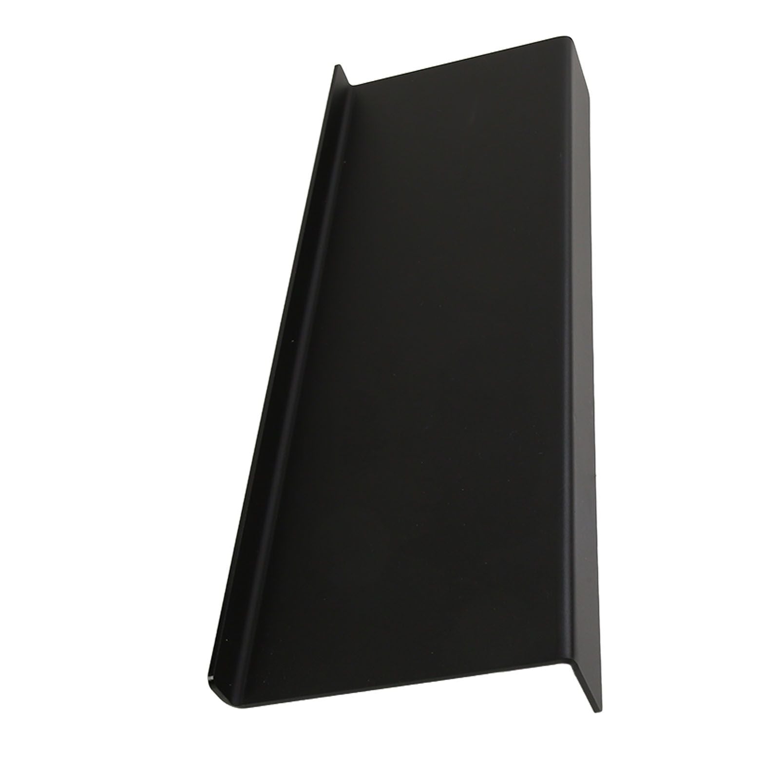Acrylic Tilted Computer Keyboard Holder Low Front Lip Polished Finish Keyboard Riser Keyboard Holder for Office Black