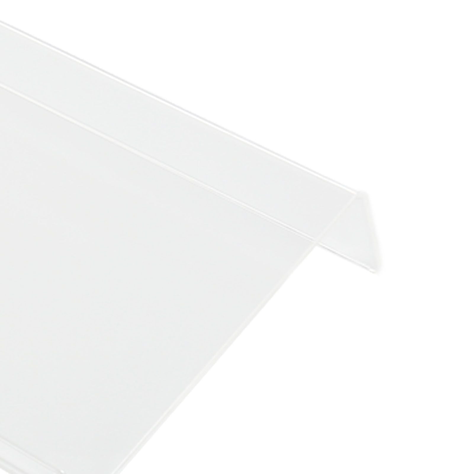 Acrylic Tilted Computer Keyboard Holder Low Front Lip Polished Finish Keyboard Riser Keyboard Holder for Office Transparent