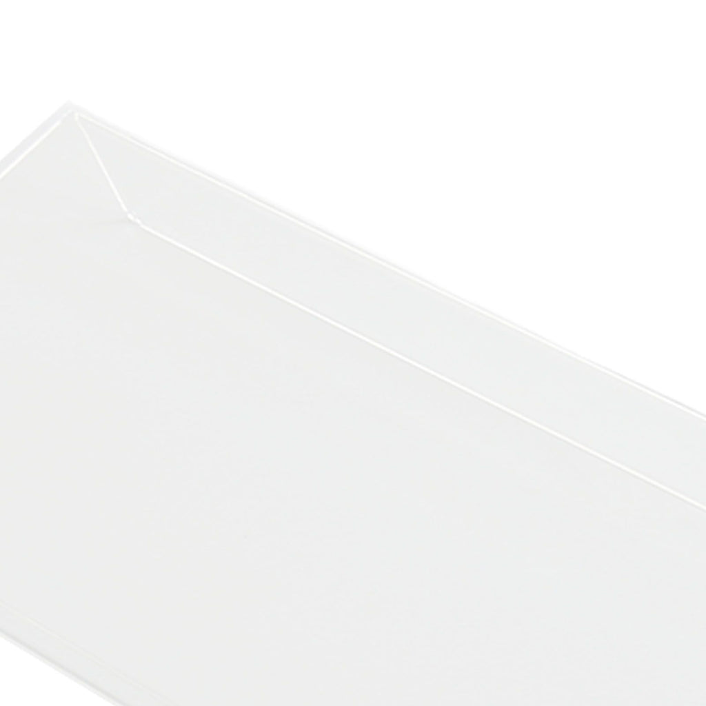 Acrylic Tilted Computer Keyboard Holder Low Front Lip Polished Finish Keyboard Riser Keyboard Holder for Office Transparent