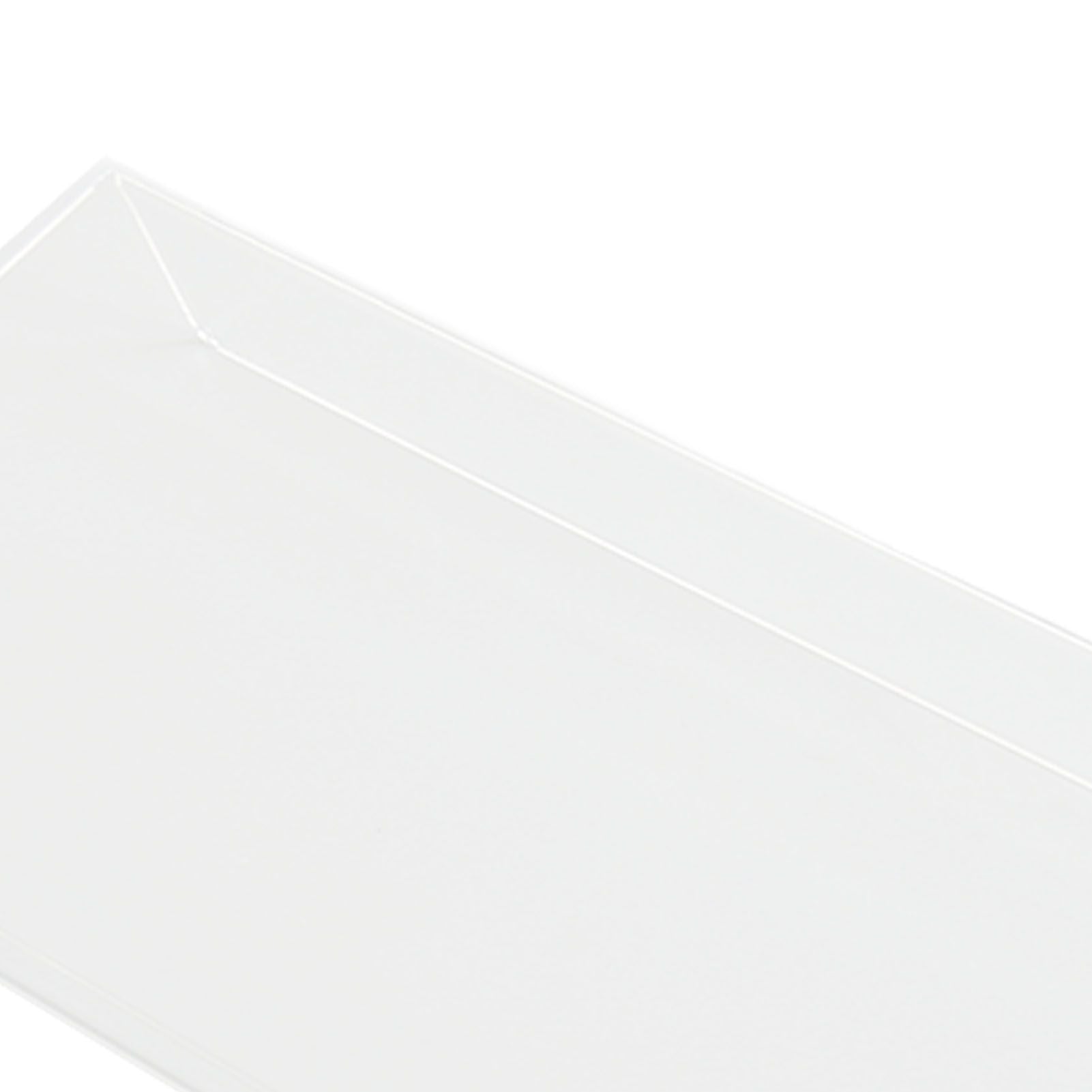 Acrylic Tilted Computer Keyboard Holder Low Front Lip Polished Finish Keyboard Riser Keyboard Holder for Office Transparent