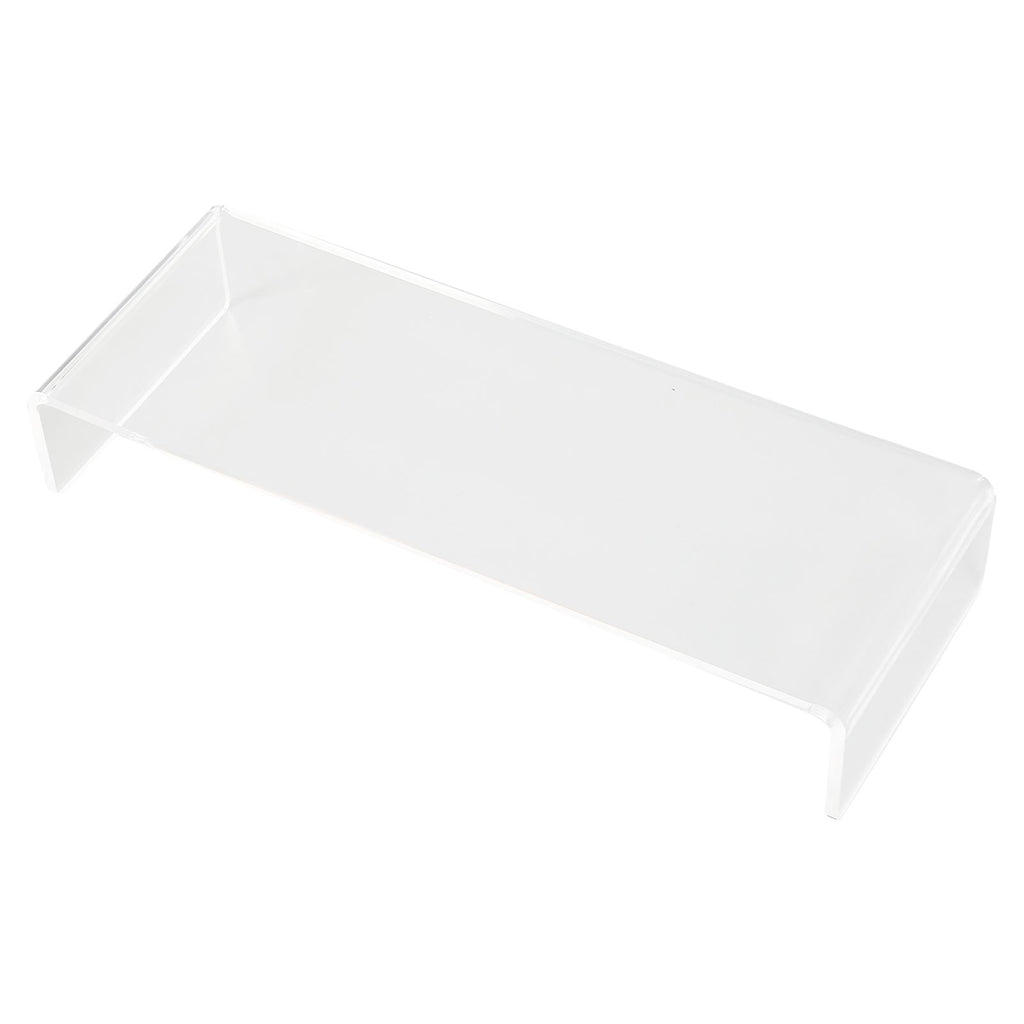 Monitor Riser 50lb 3.5inch Height Improve Sitting Posture Reduces Neck Eyes Pressure Space Saving Acrylic Computer Stand for Bedroom Study Transparent