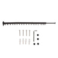 Clothes Hanger Rack Wall Mounted Hole Free Retractable Aluminum Laundry Drying Rack for Indoor Balcony 3 Fold