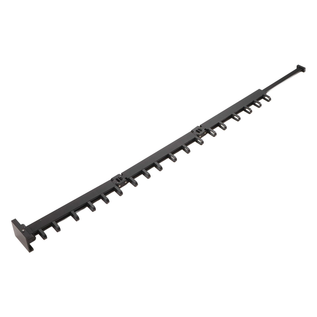 Clothes Hanger Rack Wall Mounted Hole Free Retractable Aluminum Laundry Drying Rack for Indoor Balcony 3 Fold