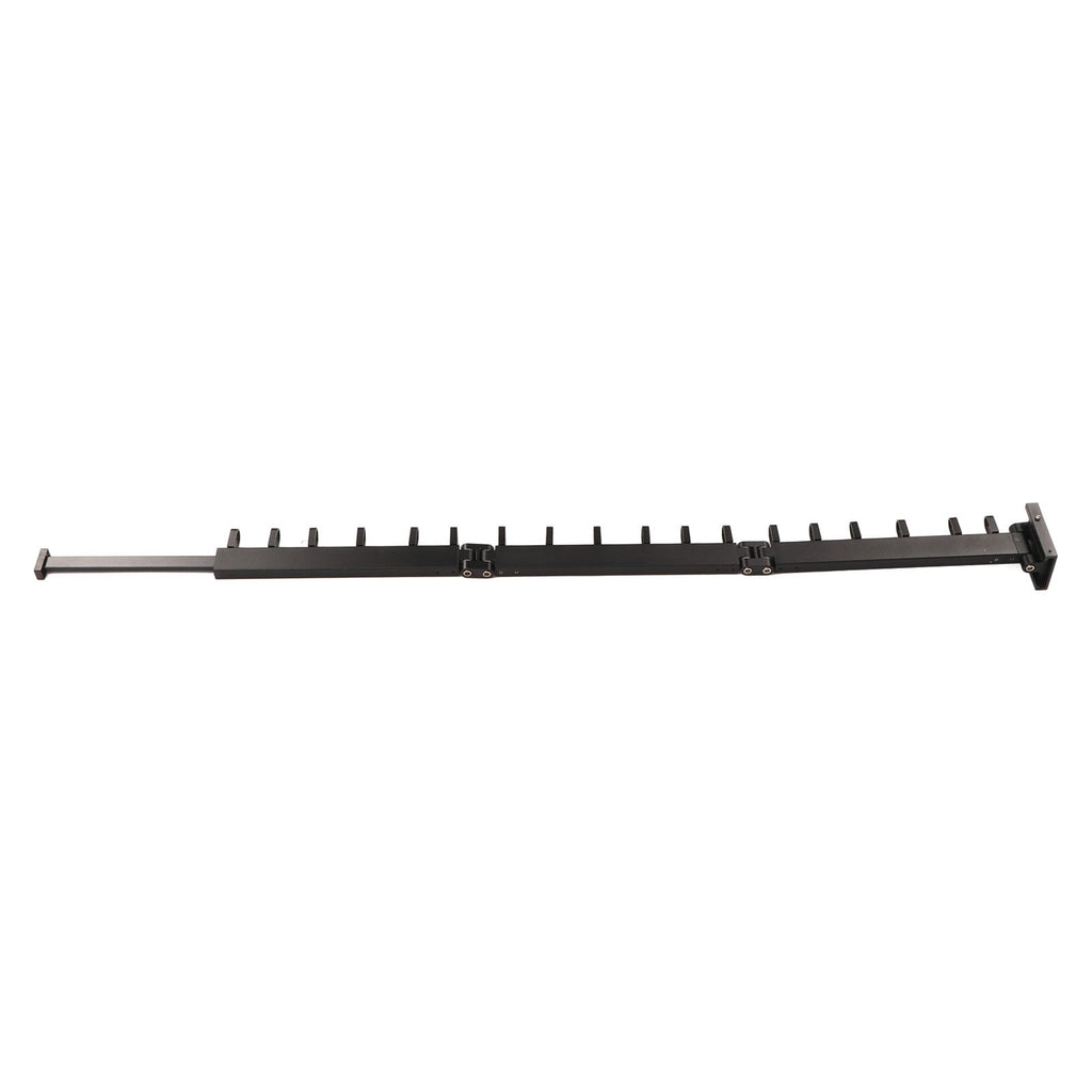 Clothes Hanger Rack Wall Mounted Hole Free Retractable Aluminum Laundry Drying Rack for Indoor Balcony 3 Fold