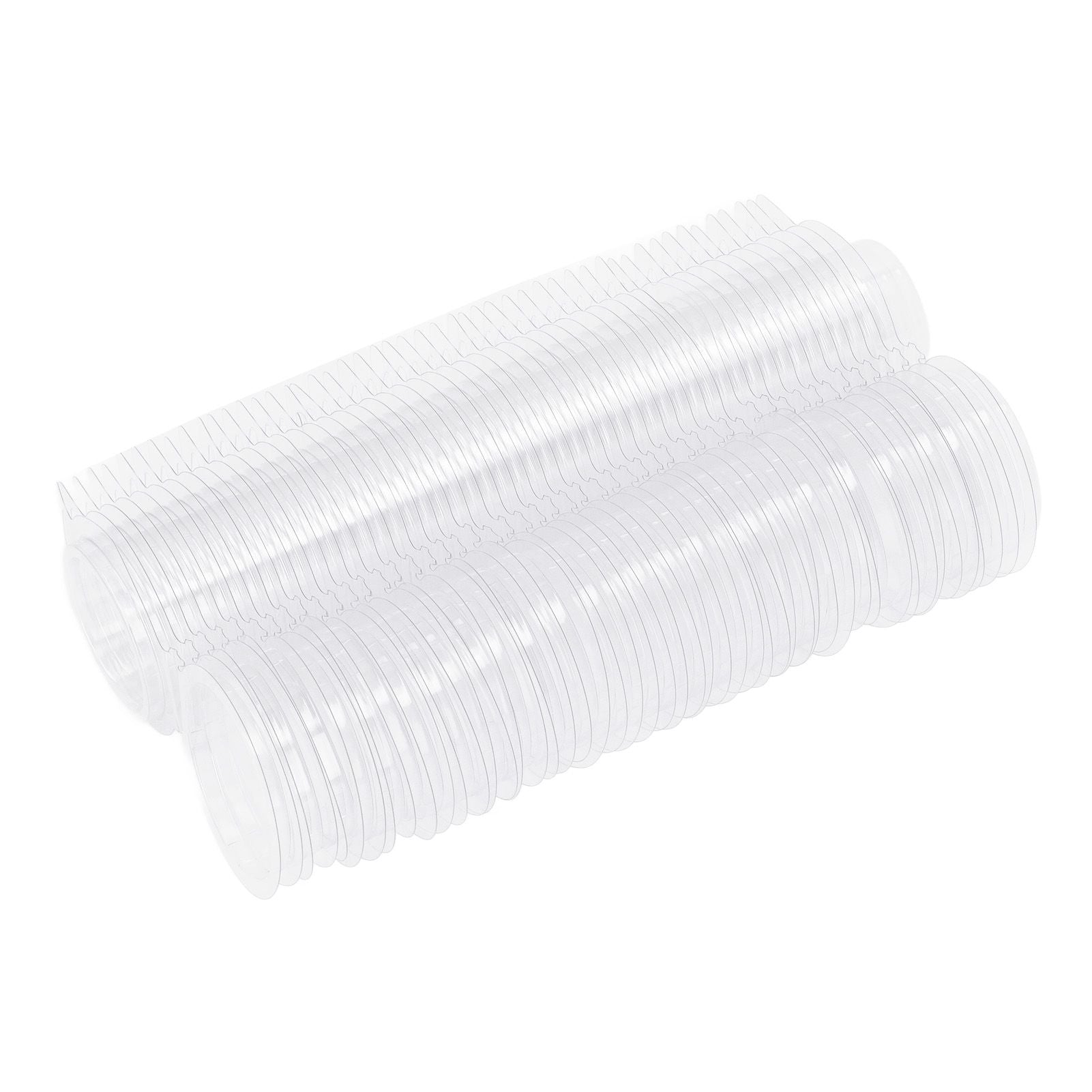 100PCS Wax Melt Molds Calmshell PET Separate Transparent Hanging Hole Empty Wax Melt Container for DIY Candles Chocolate Round