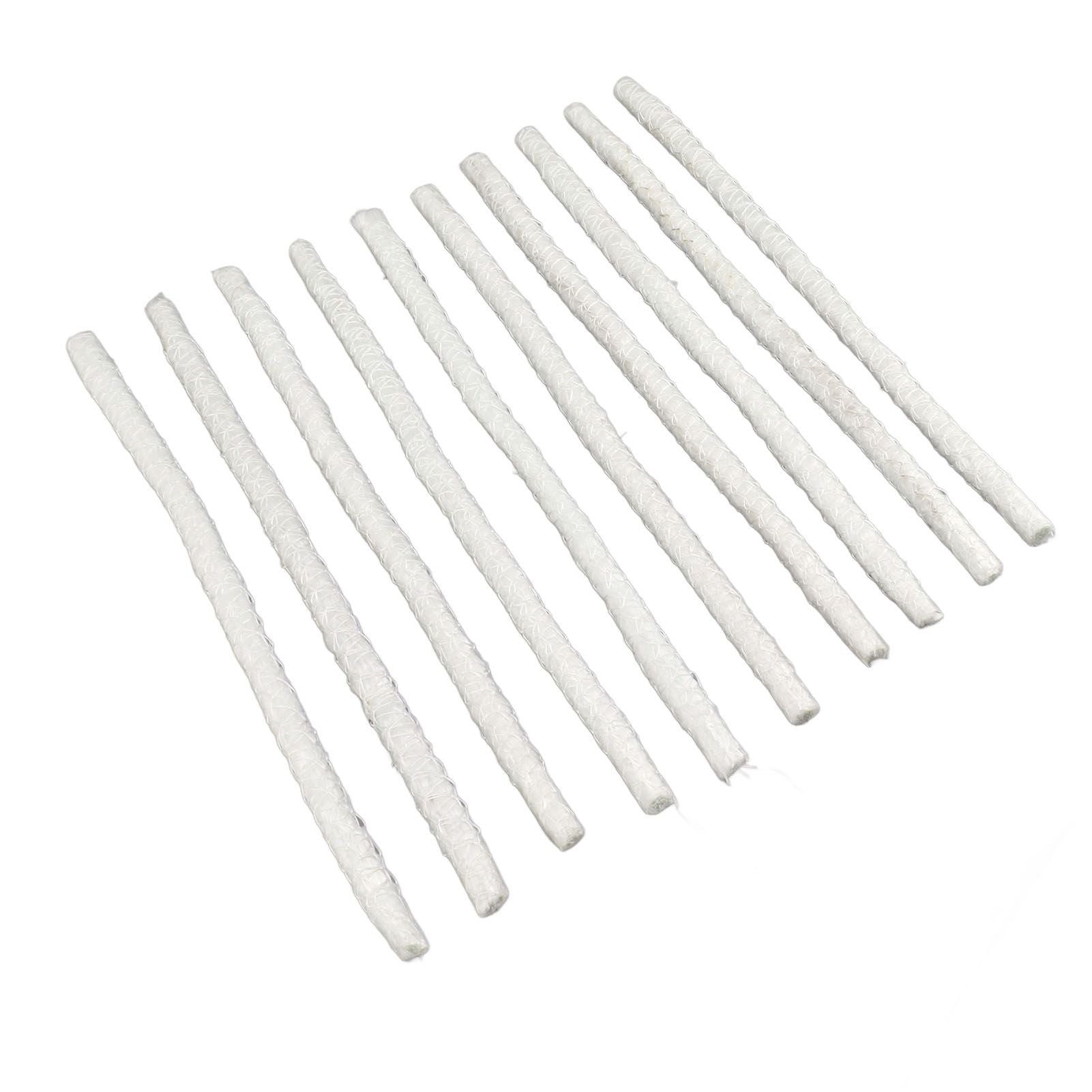 10 PCS Wicks Torch Replacement 13.78in Tiki Torch Fiberglass Wicks for Patio Lighting Garden Lights