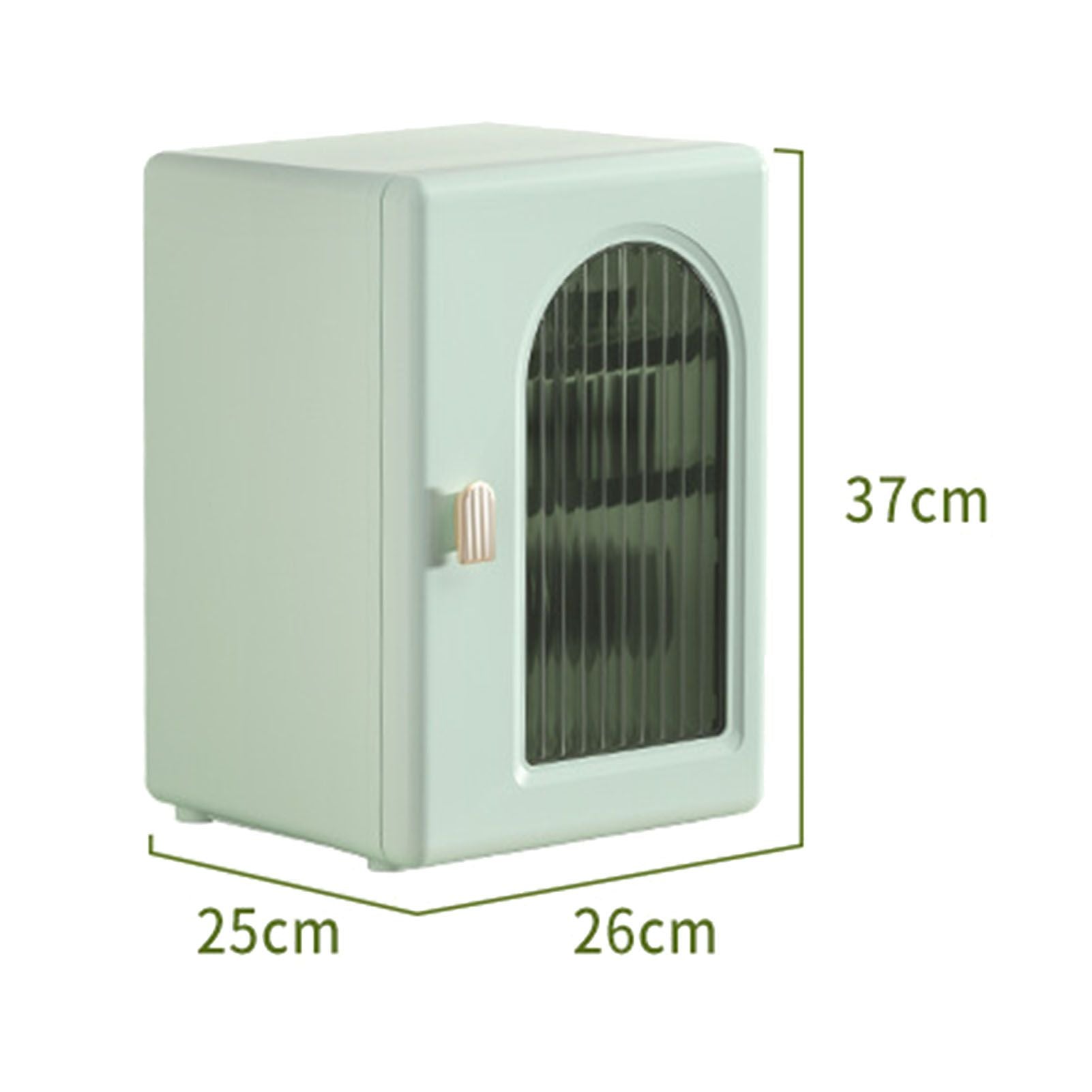 Water Cup Cabinet Multi Layer Multifunctional Dust Proof Minimalist Design Cup Storage Rack for Home Desktop Coffee Cups Tea Cups Creamy Green