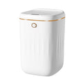 Automatic Trash Can 20L Touchless Sensor Easy Clean PP Waterproof Electric Garbage Bin for Kitchen Bathroom White Golden Battery Powered
