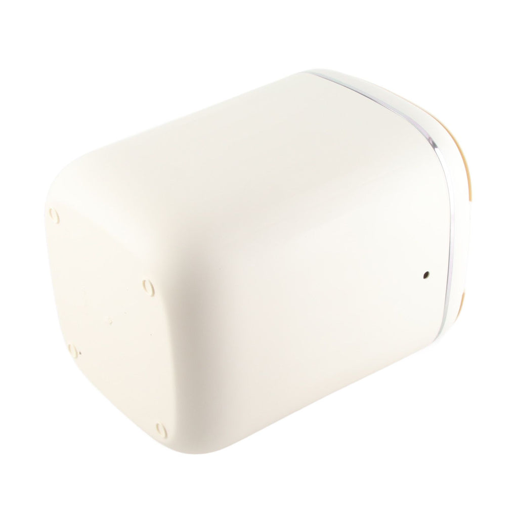 Automatic Trash Can 20L Touchless Sensor Easy Clean PP Waterproof Electric Garbage Bin for Kitchen Bathroom Cream White Battery Free